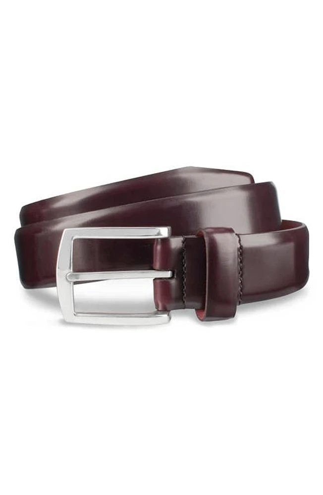 Allen Edmonds Midland Ave. Leather Belt Oxblood at Nordstrom,