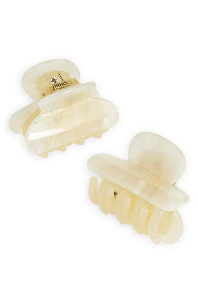 Machete 2-Pack Heirloom Claw Clips in Opalite Shell Checker at Nordstrom