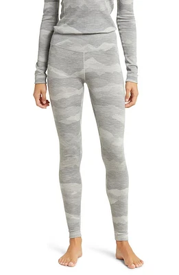 Smartwool Classic Merino Wool Thermal Leggings in Light Grey Mountain at Nordstrom, Size Small