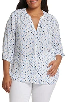 NYDJ Semisheer Pintuck Blouse at Nordstrom,