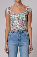 Rolla's Emmy Rosette Bustier Top Buttercream at Nordstrom,