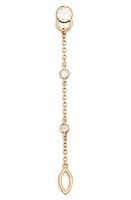 COURBET Pont de Art Lab Created Diamond Single Linear Drop Earring in Rose Gold at Nordstrom