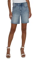 Liverpool Los Angeles Tucker Mid Thigh Denim Cutoff Shorts Bancroft at Nordstrom,