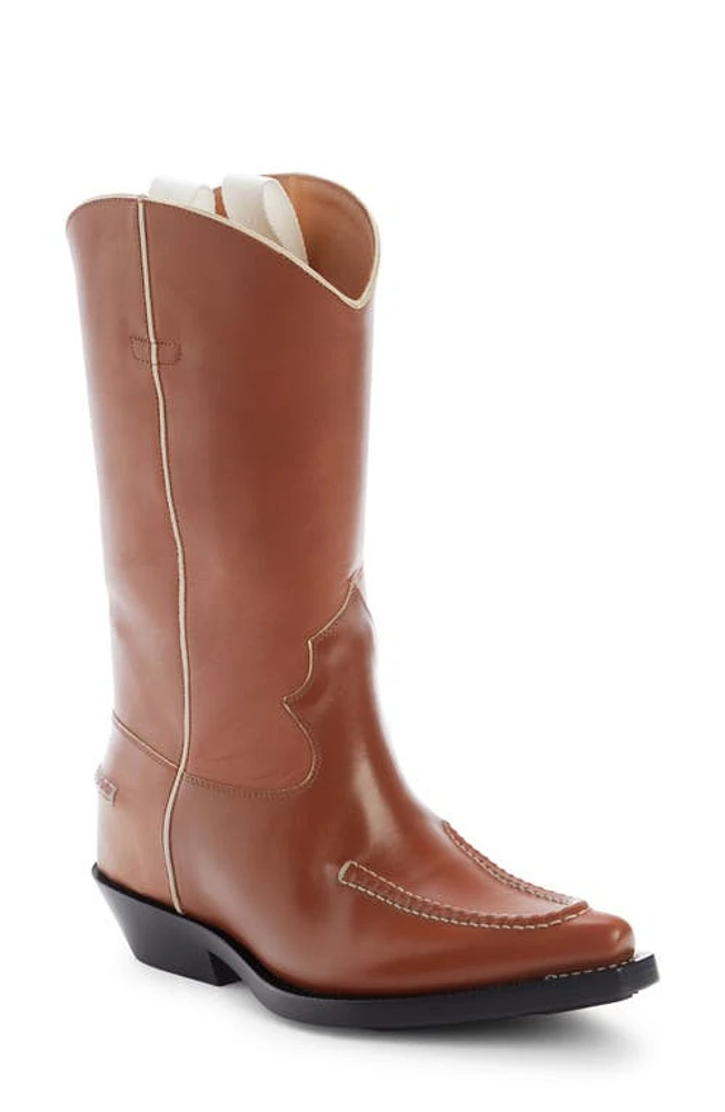 Chloé Nellie Western Boot in Ochre Delight at Nordstrom, Size 8Us