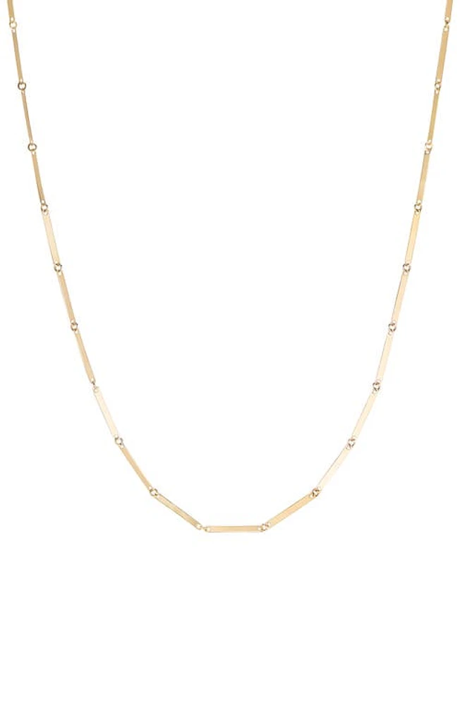 Lana Laser Rectangular Chain Necklace in Yellow Gold at Nordstrom, Size 18