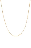 Lana Laser Rectangular Chain Necklace in Yellow Gold at Nordstrom, Size 18