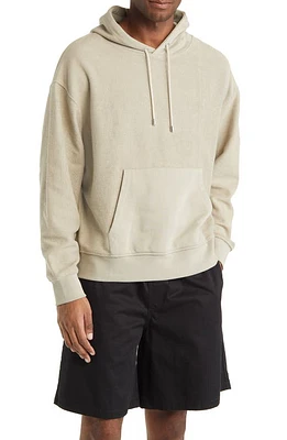 FRAME Reversed Hoodie Sweatshirt in Deep Fog at Nordstrom, Size X-Small