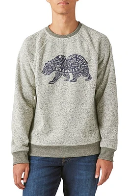 Lucky Brand California Bear Raglan Sweatshirt Cream at Nordstrom,