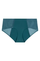 Uwila Warrior Happy Seams Mesh Trim Briefs Blue Coral at Nordstrom,