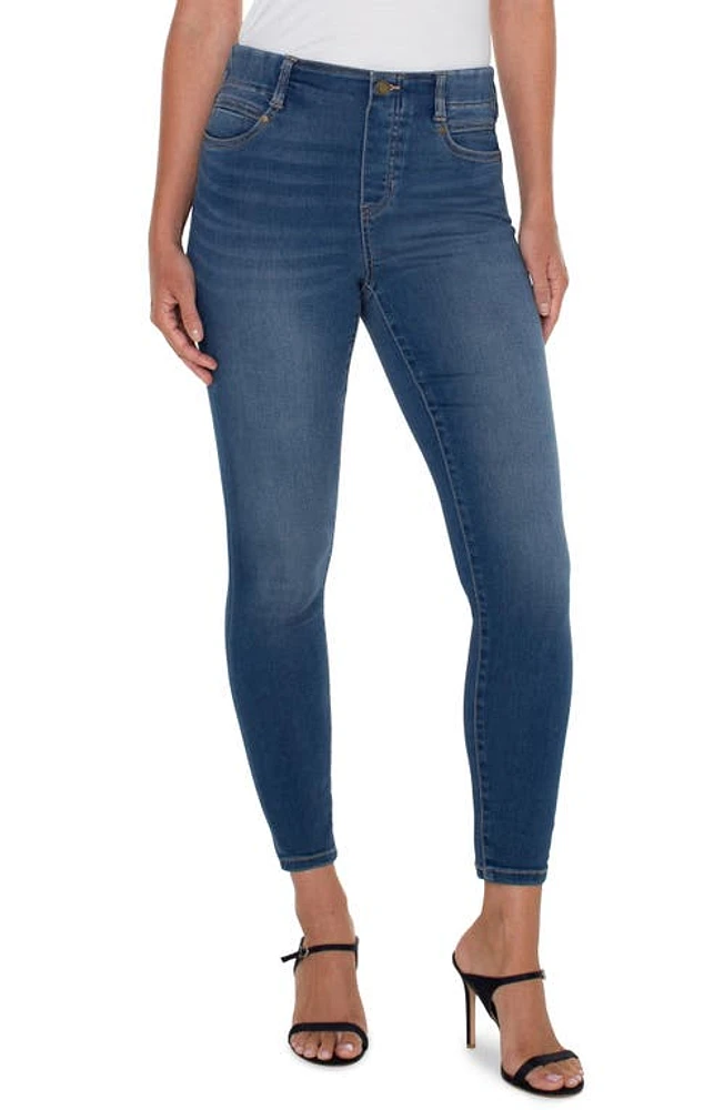 Liverpool Los Angeles Gia Forever Fit Pull-On Ankle Skinny Jeans Santa Ynez at Nordstrom,