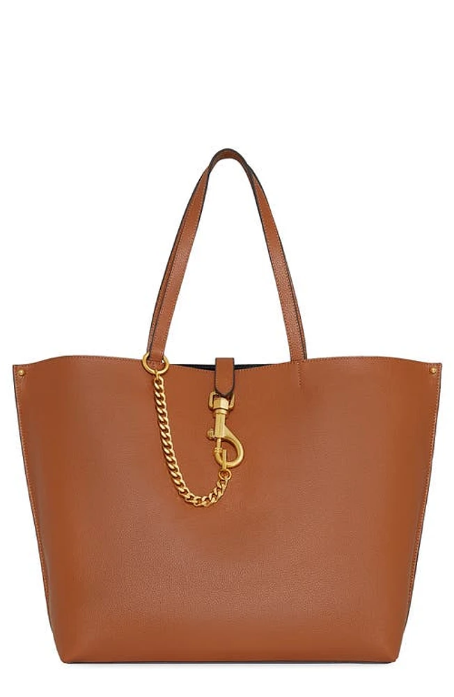 Rebecca Minkoff Large Megan Leather Tote in Caramello at Nordstrom