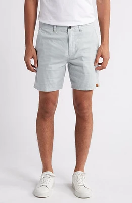 Fundamental Coast Bondi Stretch Linen Blend Chino Shorts Seaglass at Nordstrom,