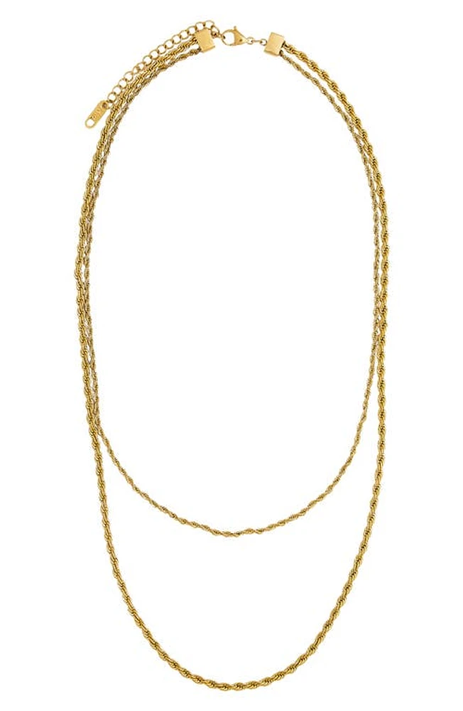 Petit Moments Viper Layered Chain Necklace in Gold at Nordstrom