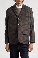 De Bonne Facture Wool Tweed Jacket Navy Houndstooth at Nordstrom, Us