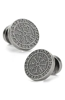 Cufflinks, Inc. Viking Compass Cuff Links in Silver at Nordstrom