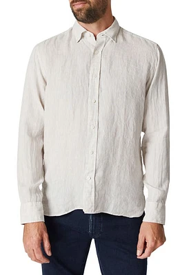 34 Heritage Solid Linen Chambray Button-Up Shirt Simply Taupe at Nordstrom,