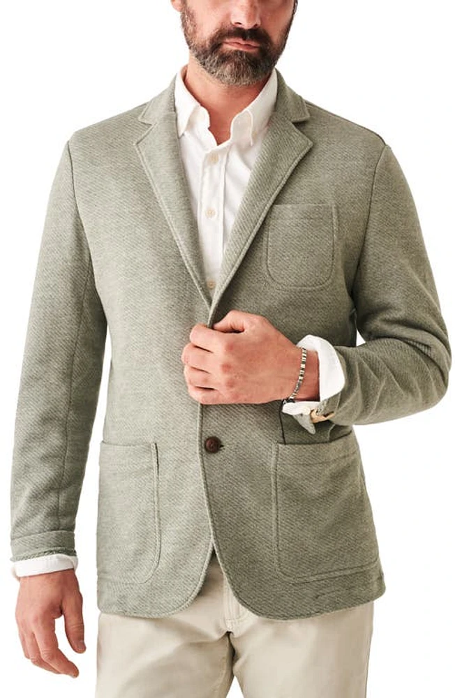 Faherty Brand Inlet Knit Blazer Melange at Nordstrom,