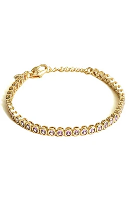 Madewell Tennis Bracelet in Academy Purple at Nordstrom