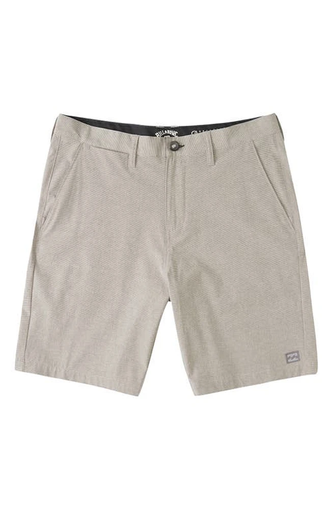 Billabong Crossfire Mid Stretch Shorts Grey at Nordstrom,