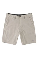 Billabong Crossfire Mid Stretch Shorts Grey at Nordstrom,