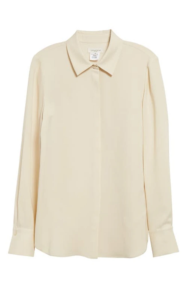 Lafayette 148 New York Scottie Silk Button-Up Blouse at Nordstrom,