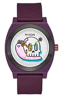 Nixon x Hannah Eddy Time Teller OPP Silicone Strap Watch