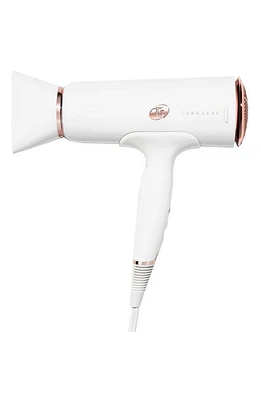 T3 Cura Luxe Professional Ionic Hair Dryer with Auto Pause Sensor in White/Rose Gold at Nordstrom