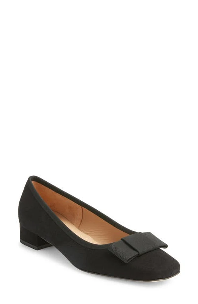 ANN MASHBURN Bridgette Flat Black Suede at Nordstrom,