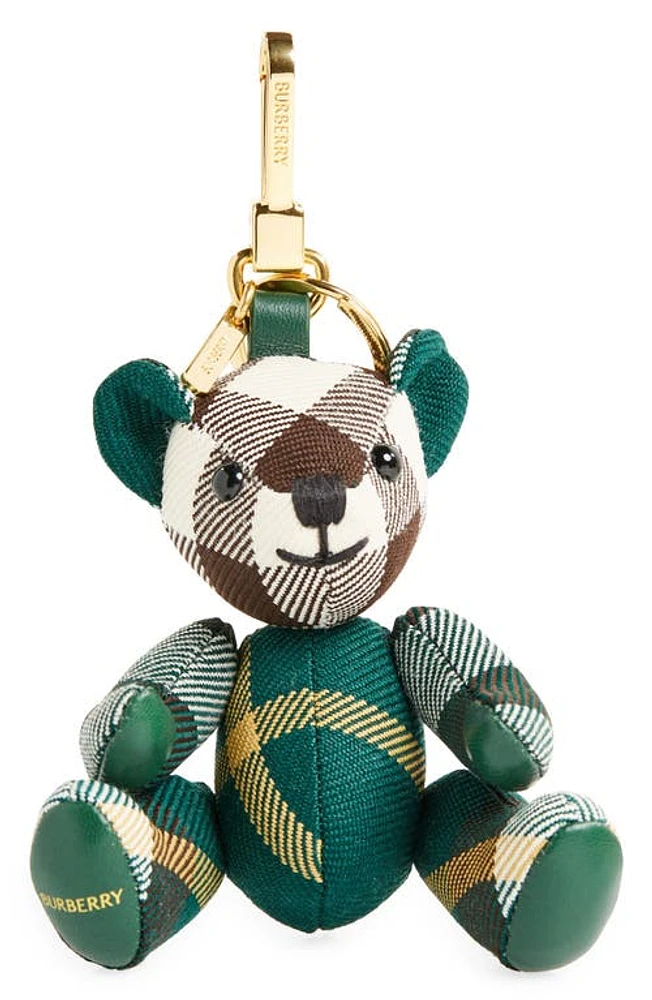 burberry Thomas Check Bag Charm in Ivy at Nordstrom