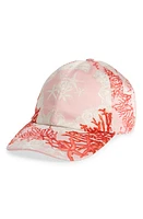 Versace Barocco Baseball Cap Dusty Rose Coral Bone at Nordstrom,