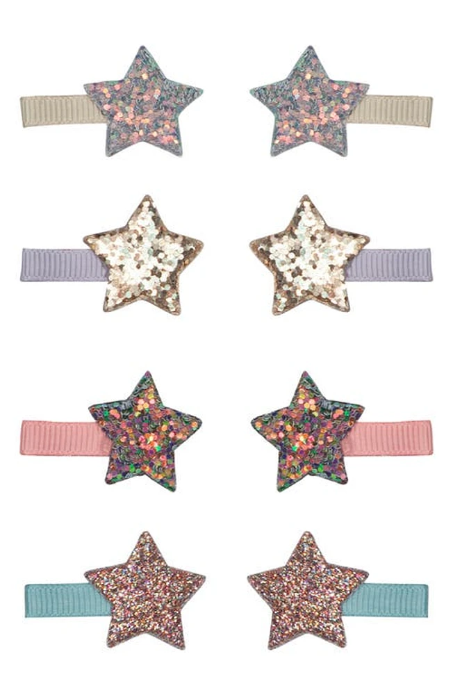 Mimi & Lula Stellar Assorted 8-Pack Mini Hair Clips in Gold Multi at Nordstrom