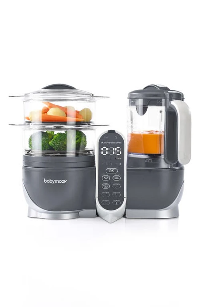 Babymoov Duo Meal Station Food Maker 6-in-1 Food Processor in Industrial Grey at Nordstrom