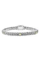 LAGOS Caviar Rope Station Bracelet in Sterling Silver /Gold at Nordstrom