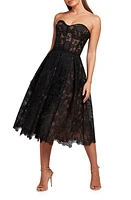 NADINE MERABI Olivia Strapless Lace Dress at Nordstrom,