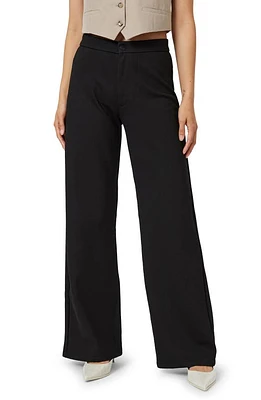 Mavi Jeans Sherry Drawstring Flare Pants Black Move Str at Nordstrom, X