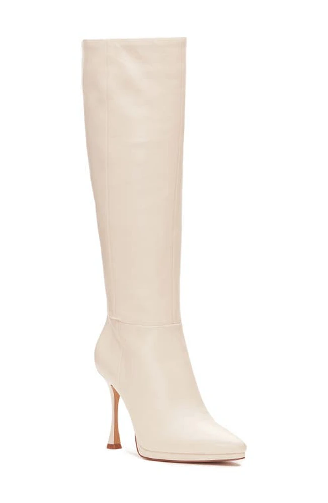 Vince Camuto Peviolia Pointed Toe Boot Creamy White at Nordstrom,