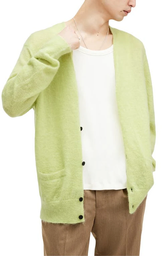 AllSaints Kennedy Cardigan Light Green at Nordstrom,