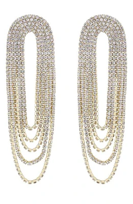 Ettika Crystal Chandelier Earrings in Gold at Nordstrom