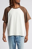 Elwood Oversize Short Sleeve Raglan T-Shirt White at Nordstrom,