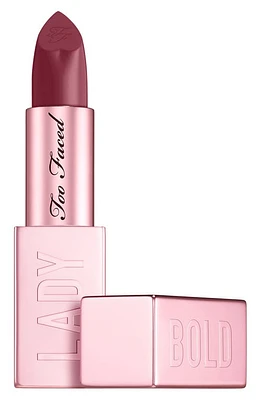 Too Faced Lady Bold Cream Lipstick in Committed at Nordstrom