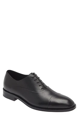 BOSS Derrek Cap Toe Oxford Black at Nordstrom,