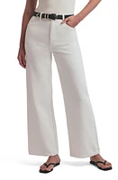 Favorite Daughter The Mischa Wide Leg Jeans Leche at Nordstrom,