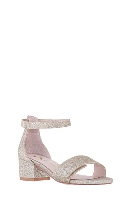 Nina Rejina Ankle Strap Sandal in Platino Glitter at Nordstrom, Size 5 M