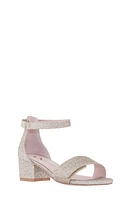 Nina Rejina Ankle Strap Sandal in Platino Glitter at Nordstrom, Size 5 M