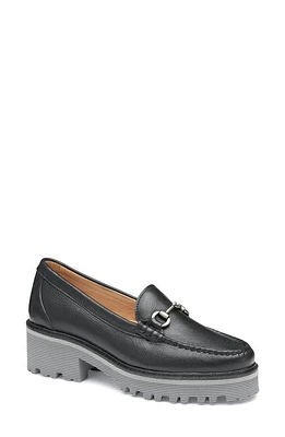 Johnston & Murphy Emmalynn Lug Sole Bit Loafer Calfskin at Nordstrom