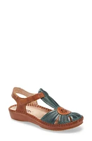 PIKOLINOS Puerto Vallarta Sandal in Emerald Leather at Nordstrom, Size 6Us