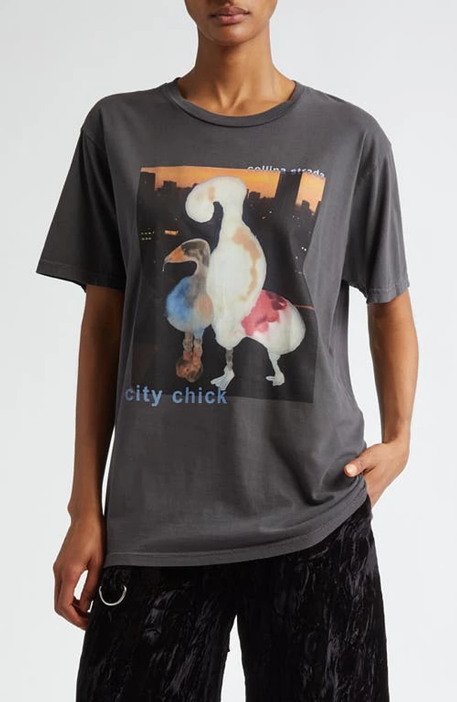 Collina Strada Woof Oversize Organic Cotton Graphic T-Shirt at Nordstrom,