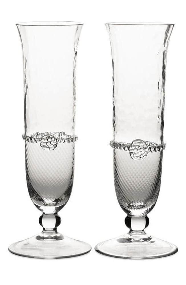 Juliska Graham Set of 2 Toasting Flutes in Clear at Nordstrom