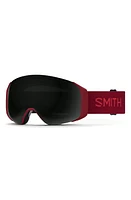 Smith 4D MAG 154mm Snow Goggles in Sangria /Chromapop Sun Black at Nordstrom