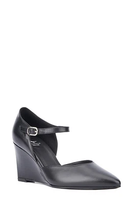 Aquatalia Penelopy Ankle Strap Pointed Toe Wedge Pump at Nordstrom,